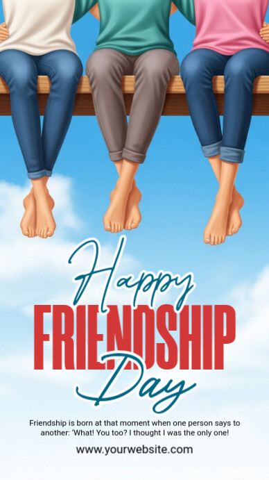 International Friendship Day Instagram 快拍 template