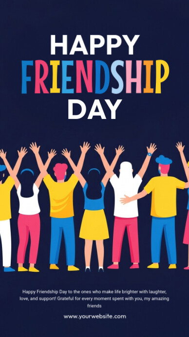 International Friendship Day Instagram 快拍 template