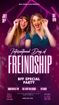 international friendship day Instagram Story template
