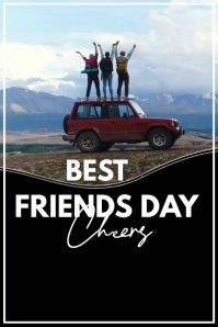 International Friendship Day Poster template