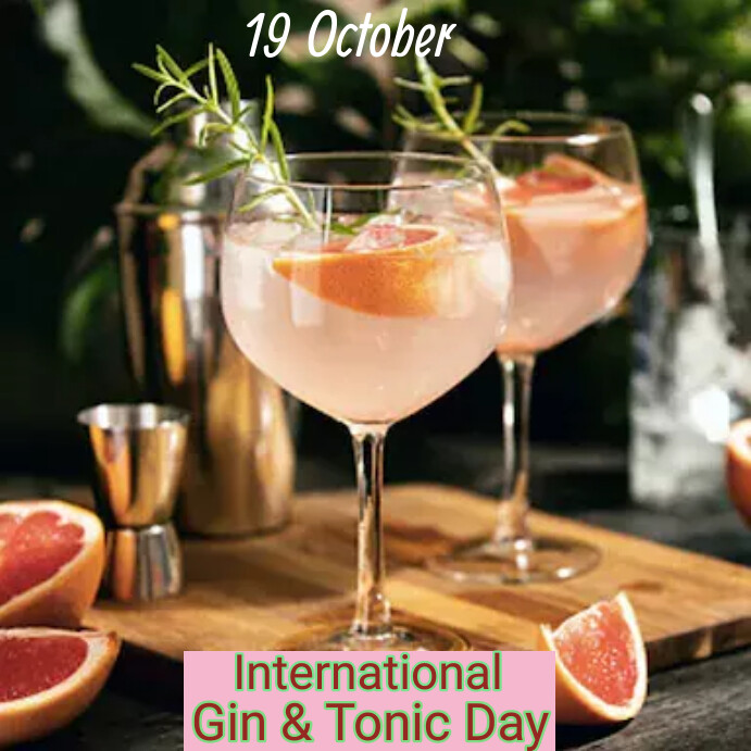 International Gin & Tonic Day instagram post Template | PosterMyWall