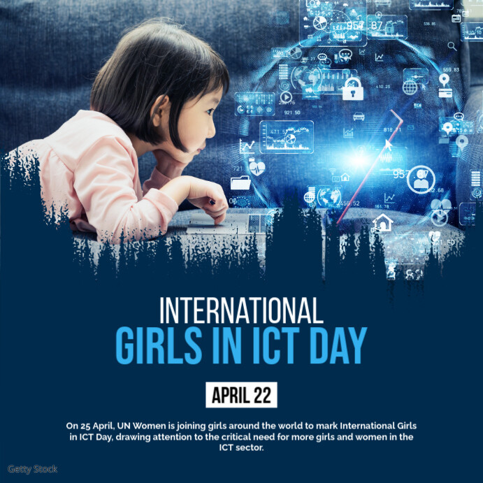 International Girls in ICT Day Template | PosterMyWall