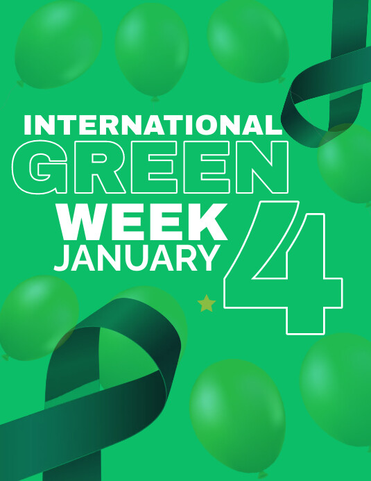 International Green week flyer template | PosterMyWall