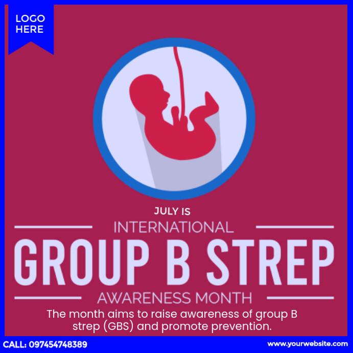International Group B Strep Awareness Month Template | PosterMyWall