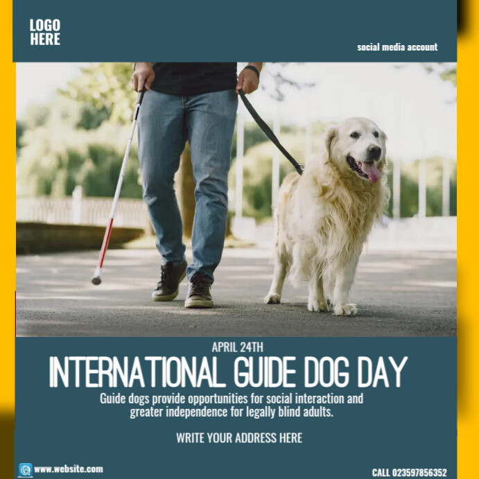 international guide dog day Template PosterMyWall