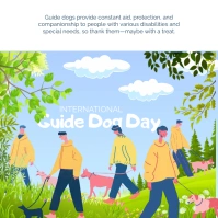 International Guide Dog Day Instagram Post template