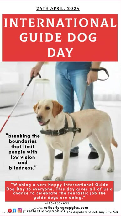 International Guide Dog Day Template | PosterMyWall