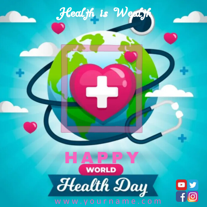 Plantilla de International Health Day flyer PosterMyWall