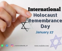 International Holocaust Remembrance Day Large Rectangle template