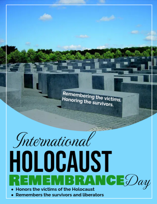 International Holocaust Remembrance Day Template | PosterMyWall