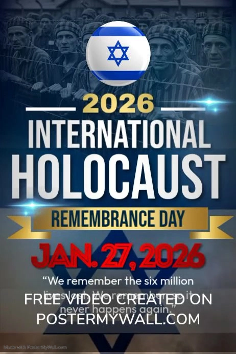 International Holocaust Remembrance Day Template | PosterMyWall