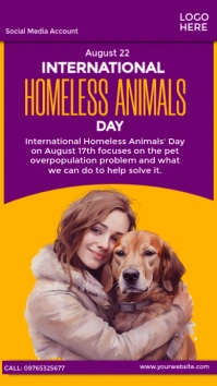International Homeless Animals Day Template Instagram Story