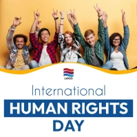 International human rights day 10th december Instagram Plasing template