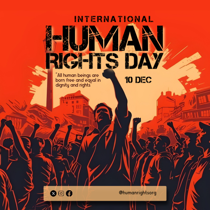 international human rights day Template | PosterMyWall