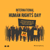 international human rights day 方形(1:1) template