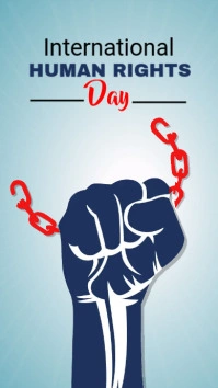 International human rights day Instagram Stor template