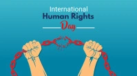 international human rights day Twitter Post template