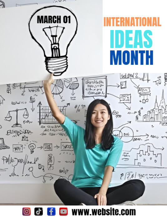 International ideas month Template | PosterMyWall