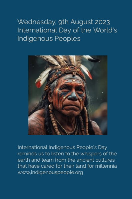 Copy of International Indigenous People's Day | PosterMyWall
