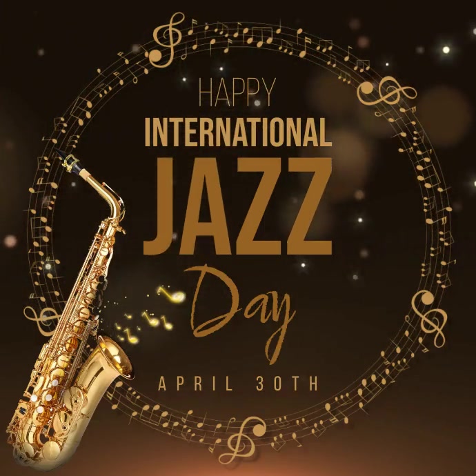 International Jazz Day Publicación de Instagram template