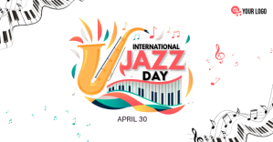 International Jazz Day Publicité Facebook template