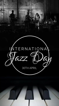 International Jazz Day Instagram Story template