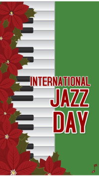 Yellow International Jazz Day Template Instagram Story