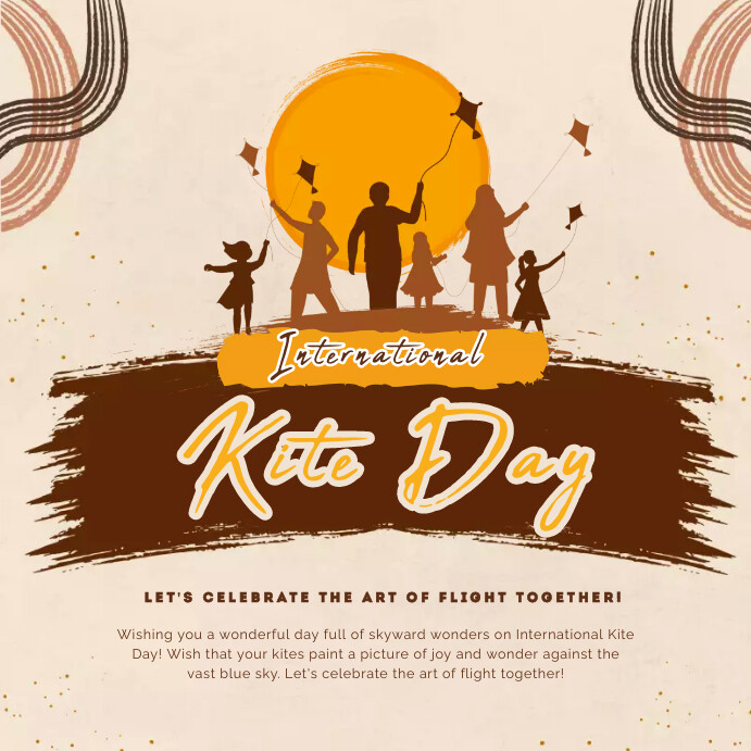 International kite day Instagram post Template | PosterMyWall