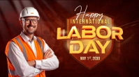 International Labor Day Landscape Banner temp Presentación (16:9) template