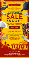 International Labour Day Sale Email Template Rul-op banner 3' × 6'