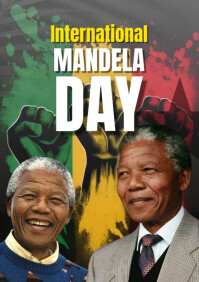 international mandela day A4 template