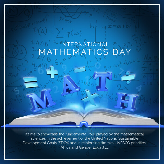International Mathematics Day Instagram Post Template | PosterMyWall