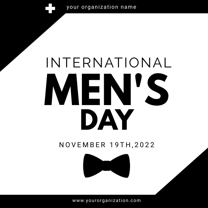 international men's day Instagram Post template