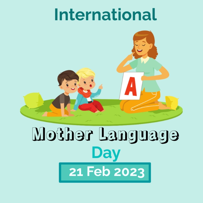 International Mother Language post Template | PosterMyWall