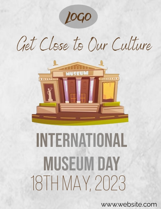 International Museum Day Flyer (Letter pang-US) template