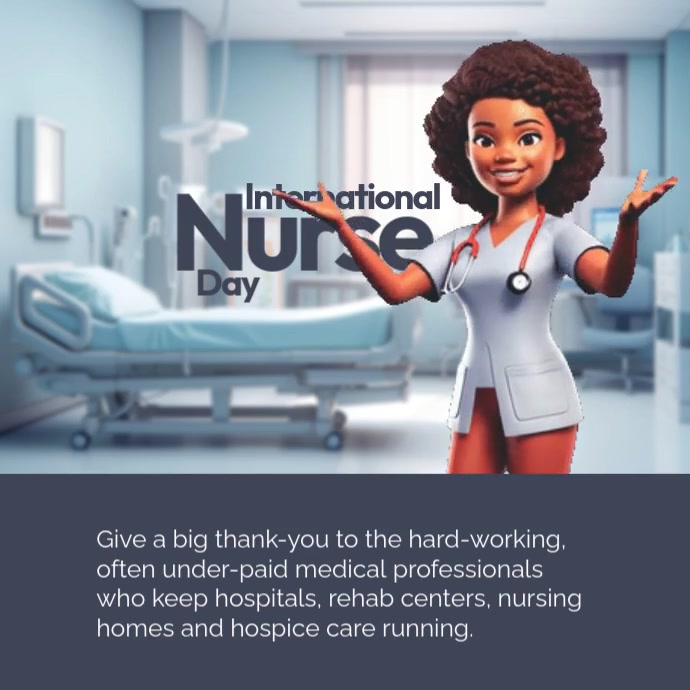 International Nurse Day Template | PosterMyWall