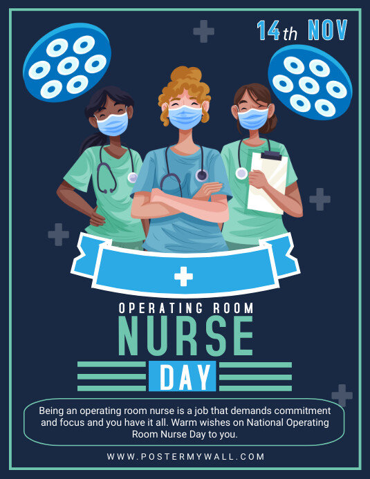 International Nurses Day Flyer Template PosterMyWall