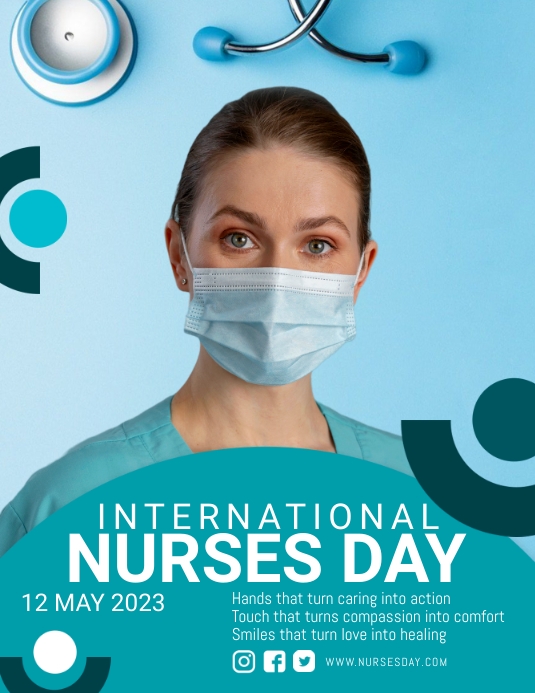 International Nurses Day Flyer Templat PosterMyWall