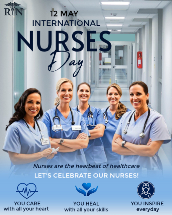International Nurses Day Poster | Healthcare Appreciation Design ...