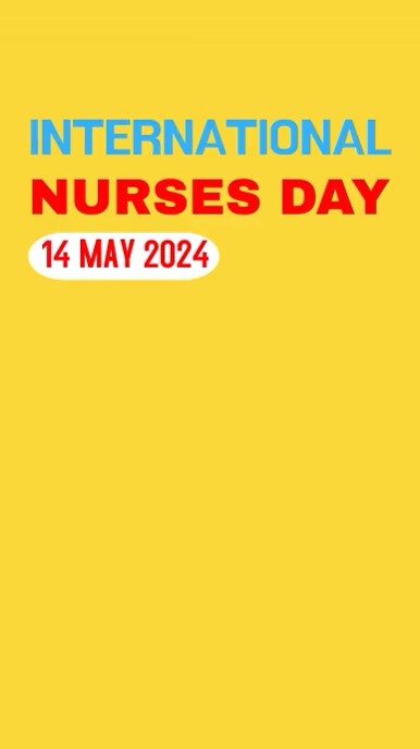 International Nurses Day Video Template Digital Display (9:16)