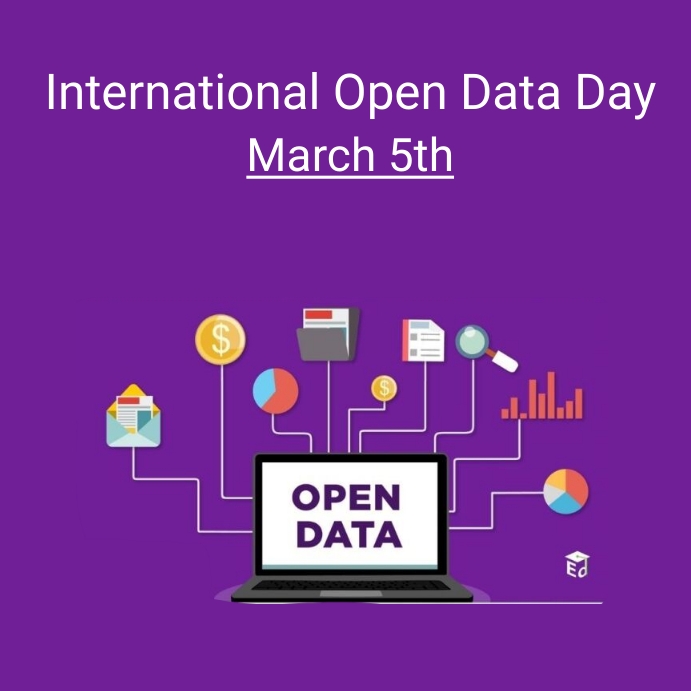 Open Date Image วันข้อมูลเปิดระหว่างประเทศ เทมเพลต | PosterMyWall