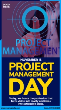 International Project Management Day เรื่องราวบน Instagram template