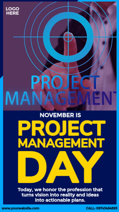 Copy of International Project Management Day | PosterMyWall