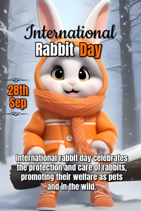 Copy of International Rabbit day | PosterMyWall