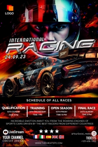 Car racing design template | PosterMyWall