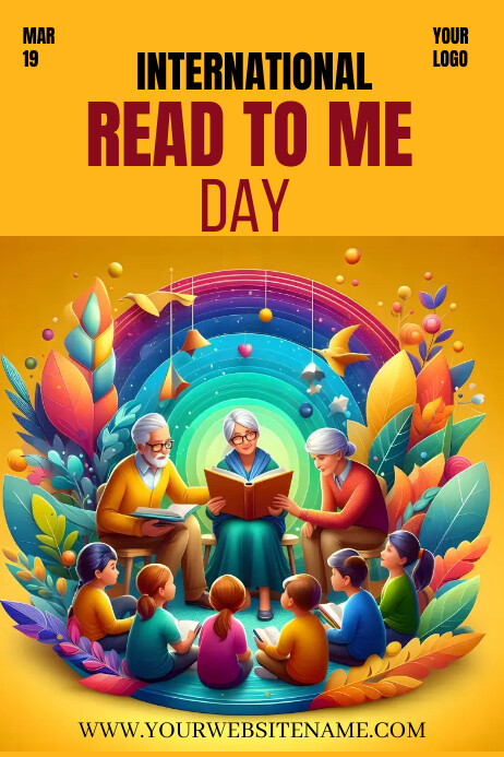 International Read to Me Day Templat | PosterMyWall