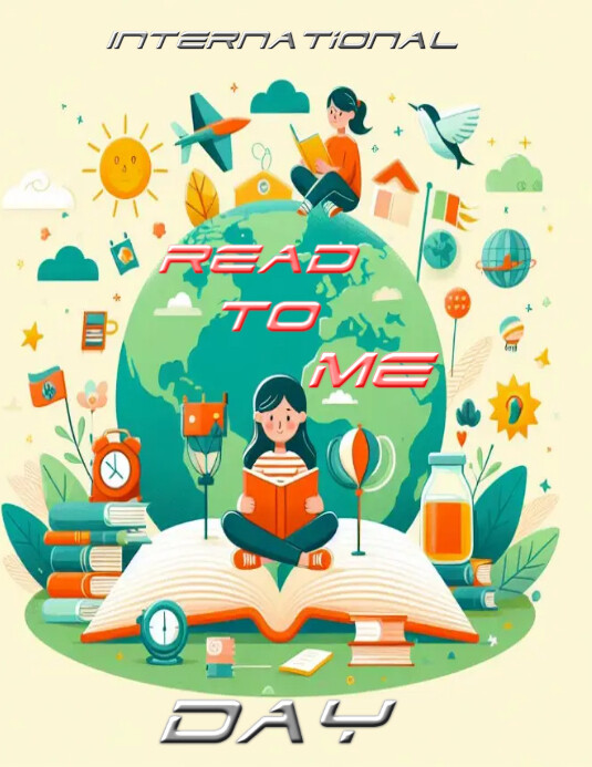 International read to me day Template | PosterMyWall
