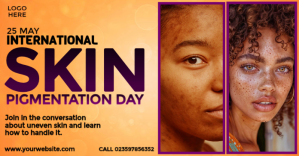 international skin pigmentation day ad Facebook Shared Image template