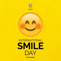 international smile day 7th October Quadrado (1:1) template