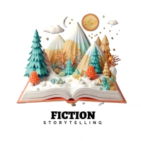 International storytelling day logo template